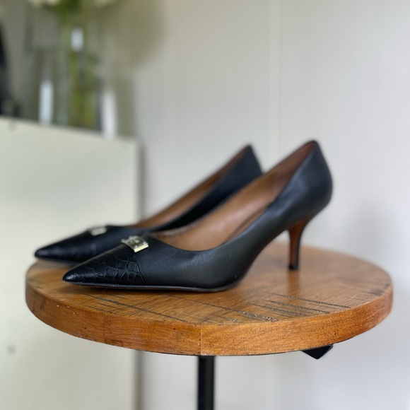 Black Coach Kitten Heels - Picture 3 of 6